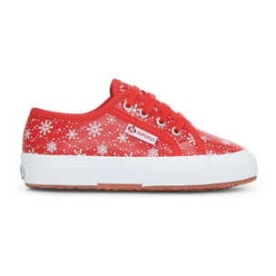 Le Superga Bambino/A Rosso 2750 KIDS VEGAN MATERIAL SNOWFLAKES