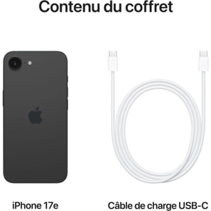 Smartphone APPLE iPhone 17e Noir 256Go