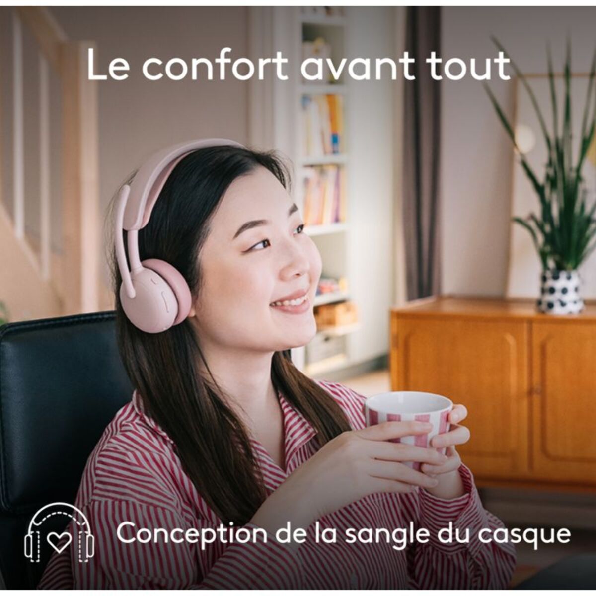Micro-casque LOGITECH Zone Wireless 2 ROSE