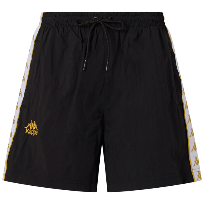 Kappa - Pantaloni Corti Donna Nero - 222 Banda Nana