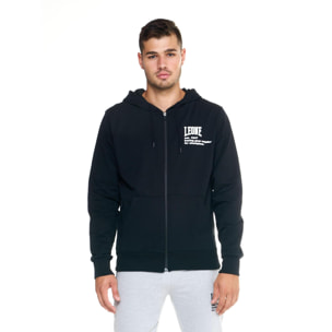 Sudadera oversize de hombre Active Leone con capucha y cremallera completa