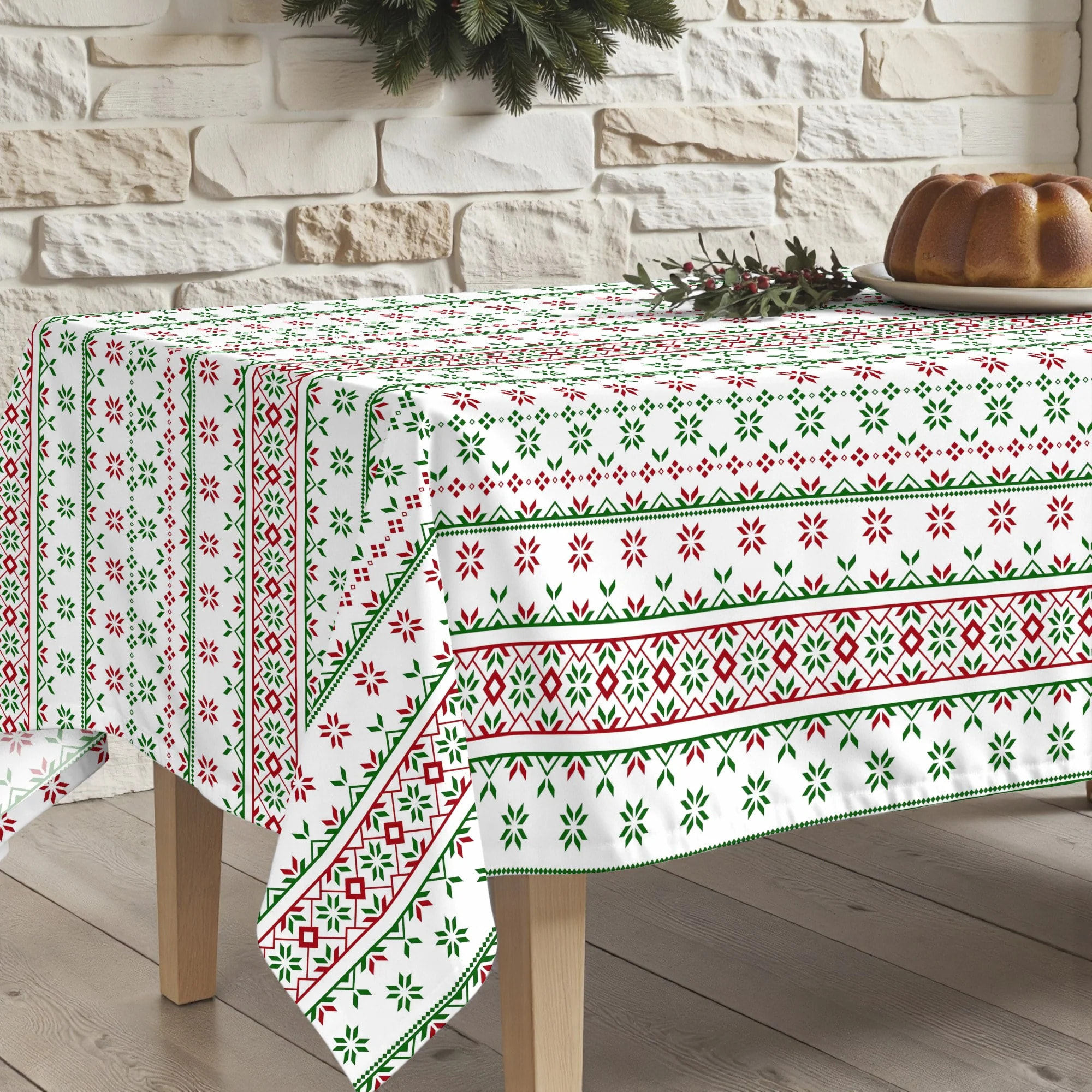 Nappe en résine Anti-tâches Merry Christmas 3