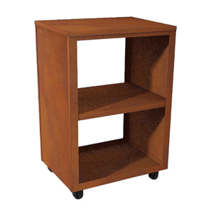 Table d'appoint pour barbecue en acier corten