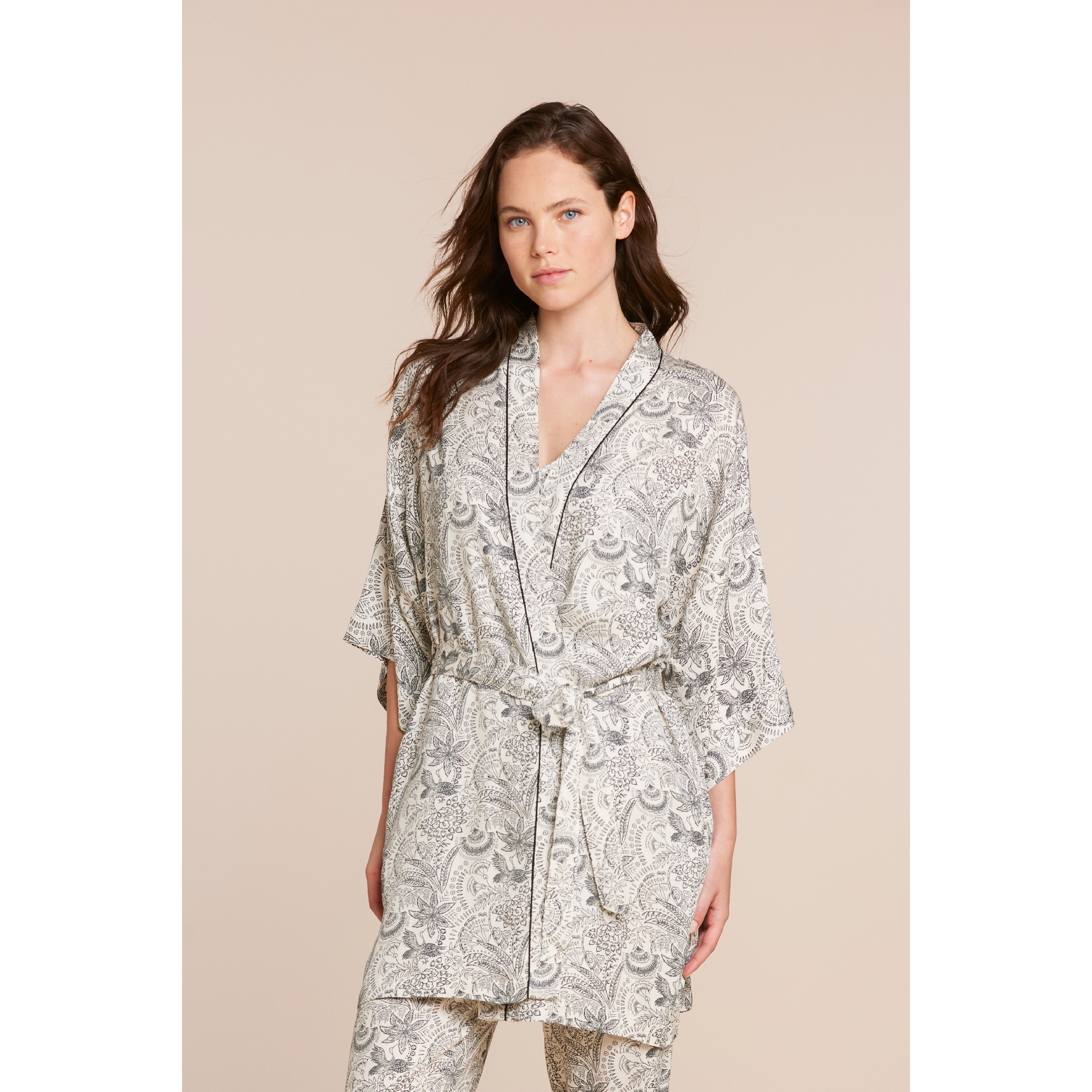 Vestaglia kimono donna viscosa nadi Noidinotte