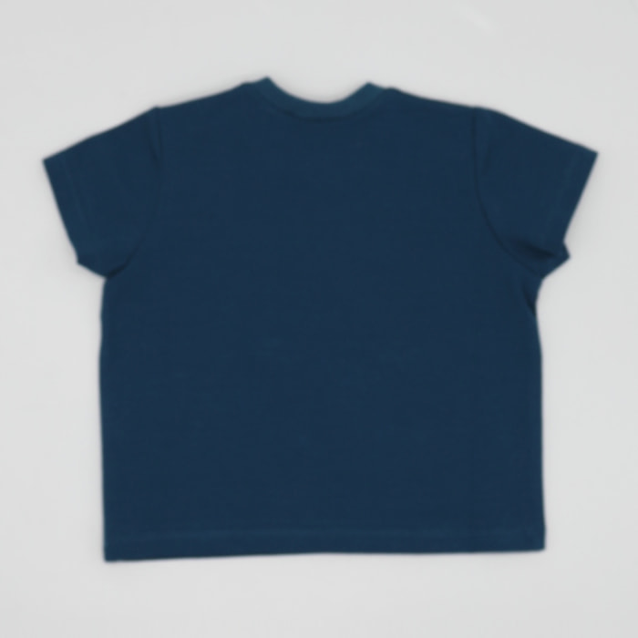 CAMISETA AZUL VERDOSO BALLENA