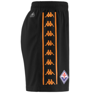 Pantaloni Corti Kappa Uomo Kombat Ryder Fiorentina Nero