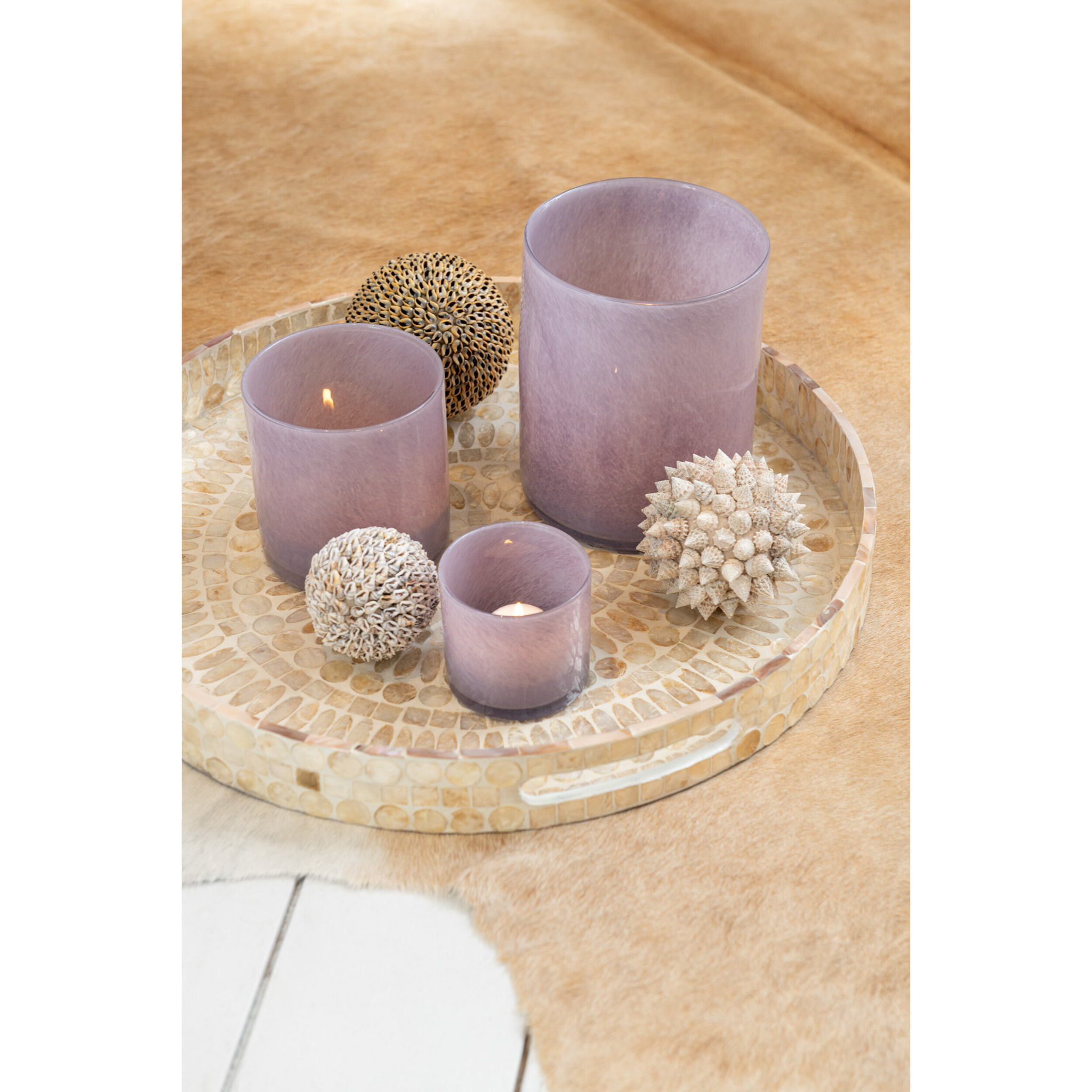 J-Line Boule En Coquillages Marron Large