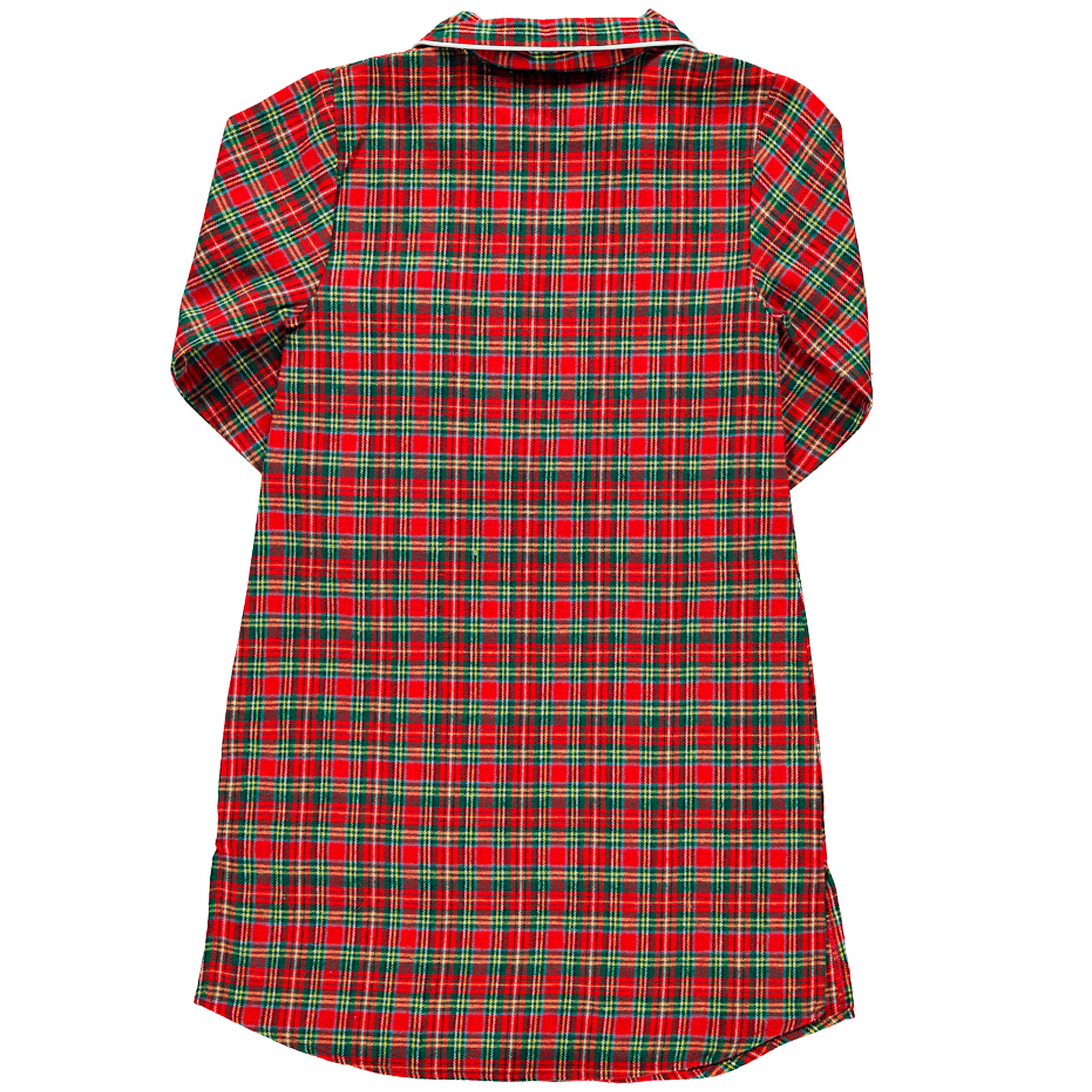 PACK Camicia da notte mamma e bimba DONNA BAMBINA scozzese rosso
