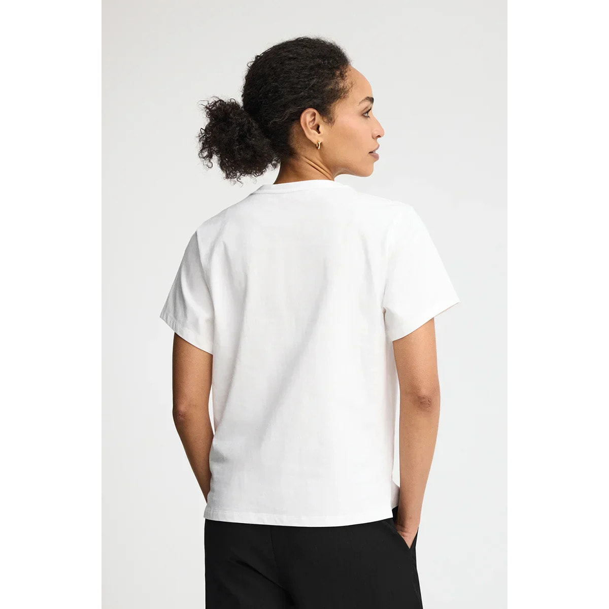 Camiseta blanca de manga corta y corte regular con bordado Polo Club