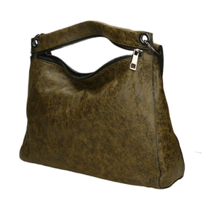 Borsa a spalla da donna - Modello Ondina - Vera pelle - 29.0 x 38.0 x 10.0 cm