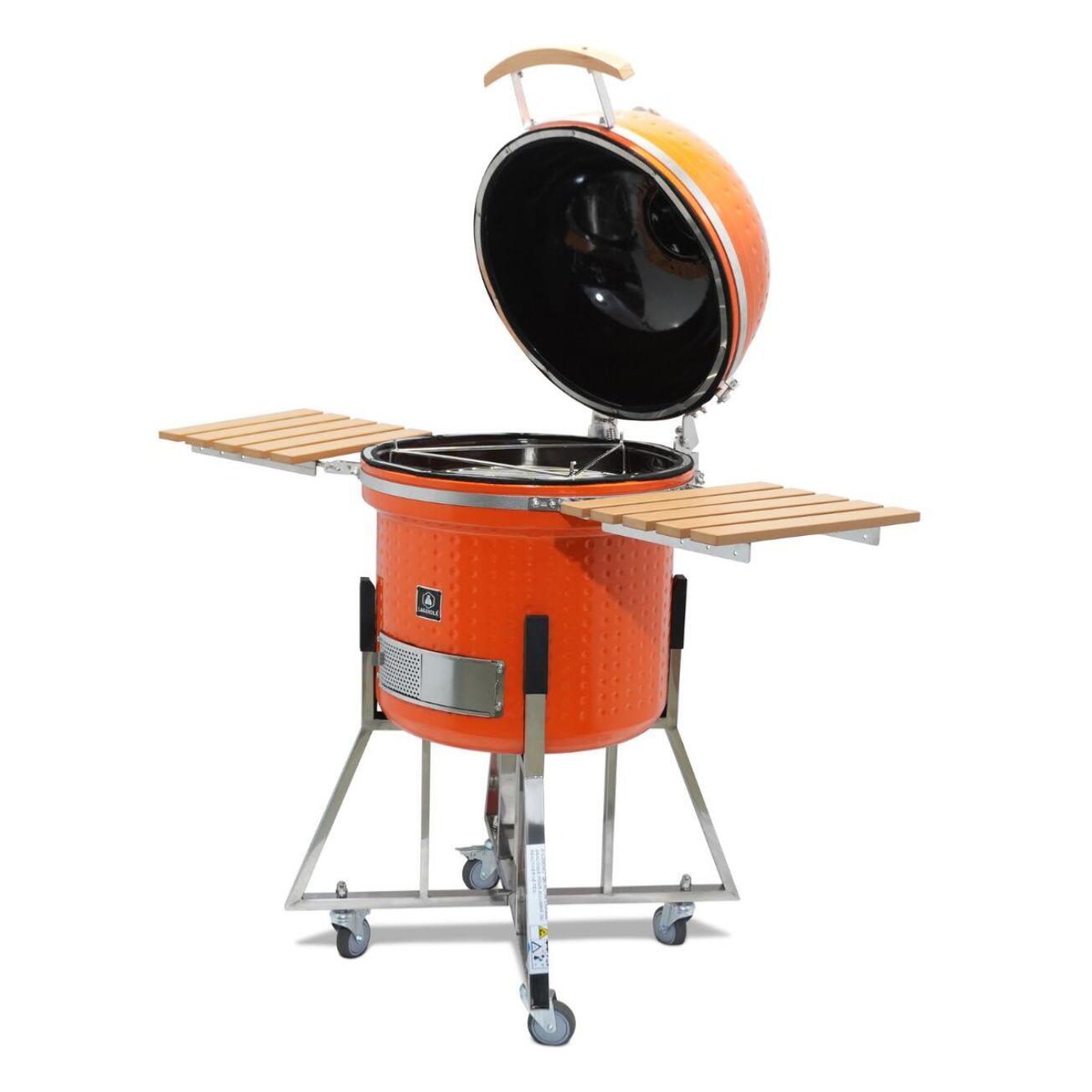Kamado barbecue avec housse de protection