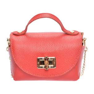 Borsa a spalla Anna Luchini Rosso