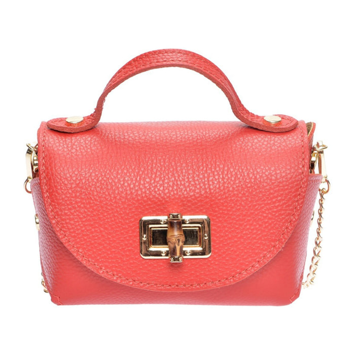 Borsa a spalla Anna Luchini Rosso