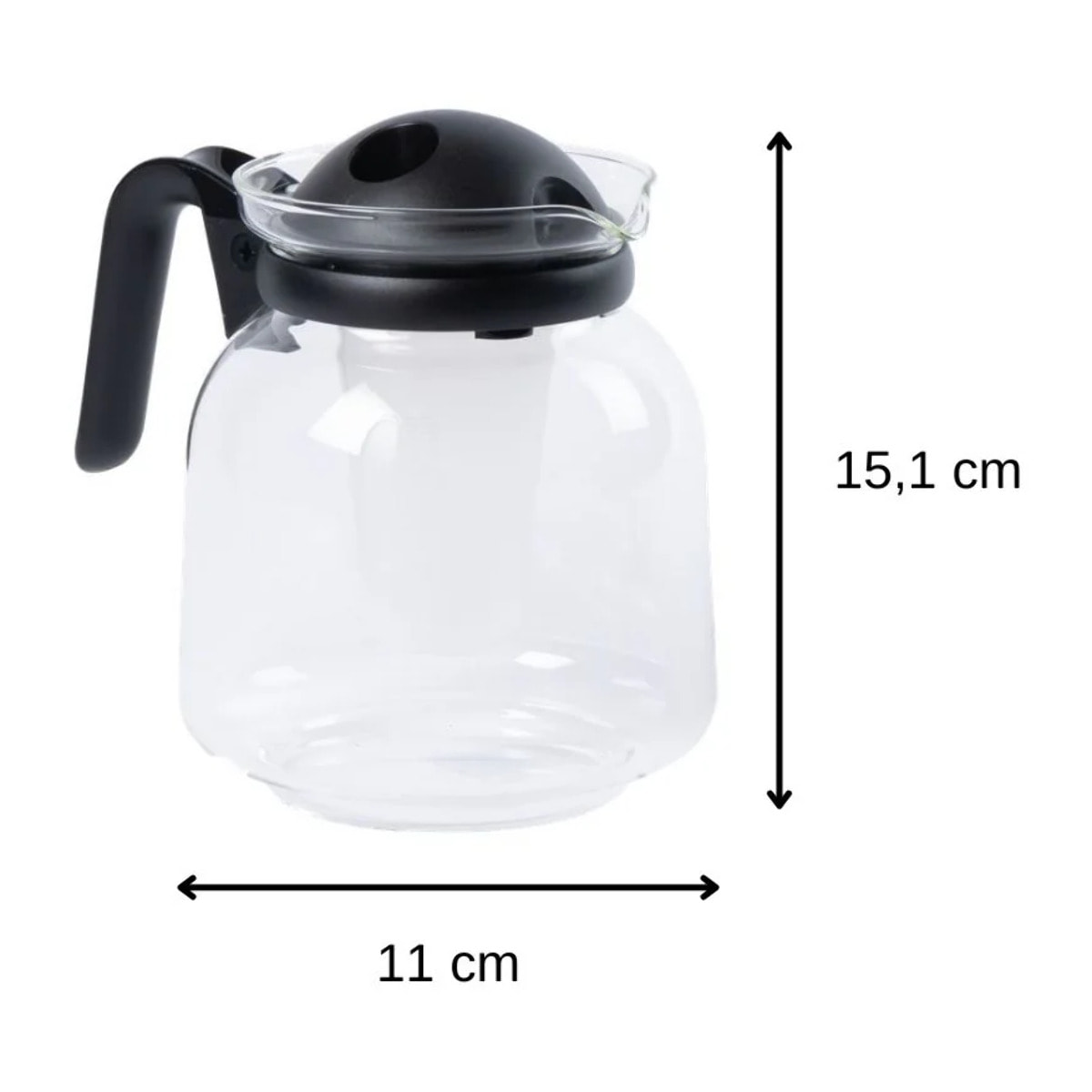 Verseuse à thé micro-ondable 1,5 litres Fackelmann