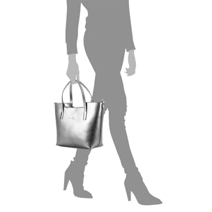 Filippa Borsa tote Donna.Learo autentico Ruga