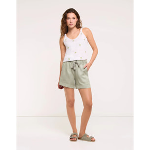 Camiseta Tirantes Palmeritas Verdes - Palmey