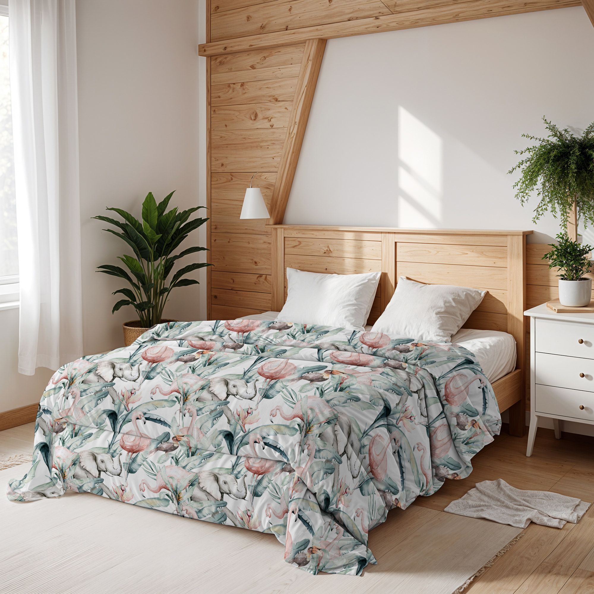 TRAPUNTA BASIC INVERNALE STAMPATA MATRIMONIALE, DENNY