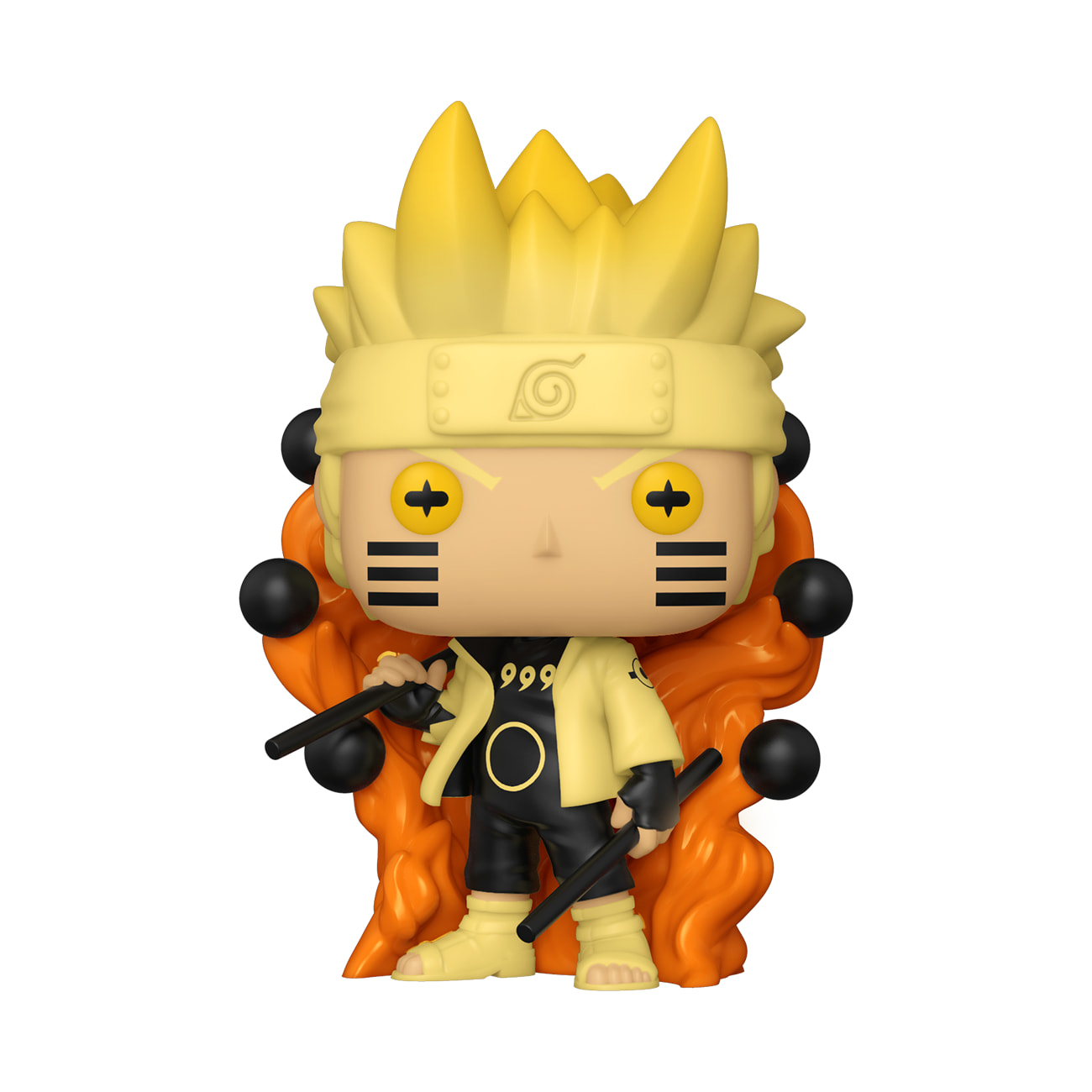 Naruto Shippuden Funko POP Vinile Figura Naruto Six Path Sage Luminoso 9 cm