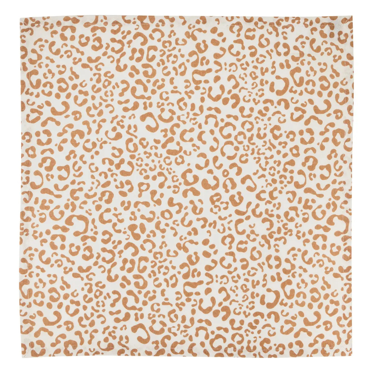 4 serviettes Leopadi beige lin L40xp40xH0,1cm