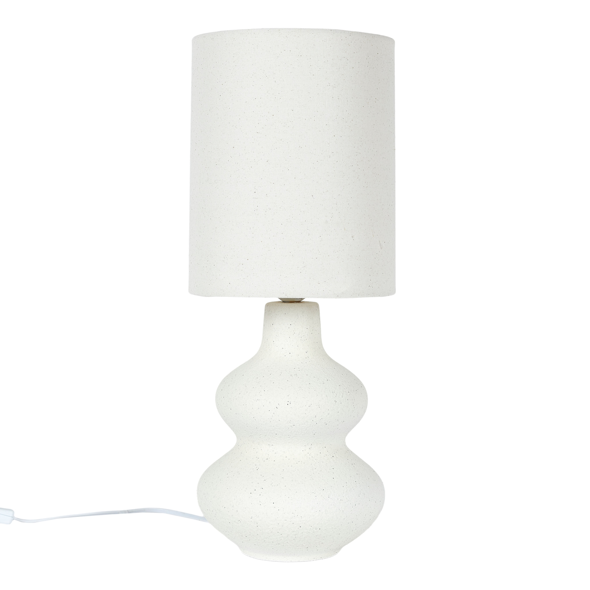 Lampe Ceramique Creme H50cm