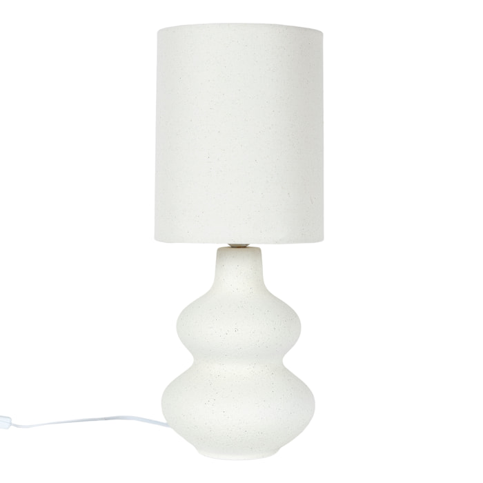 Lampe Ceramique Creme H50cm