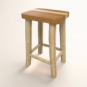 Tabouret 45.5 cm en teck - Ika