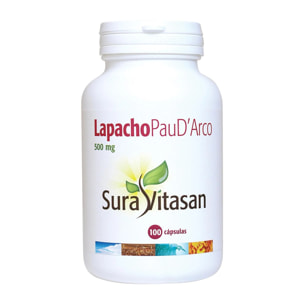 Lapacho Pau D'arco 500mg 100 Caps Sura Vitasan