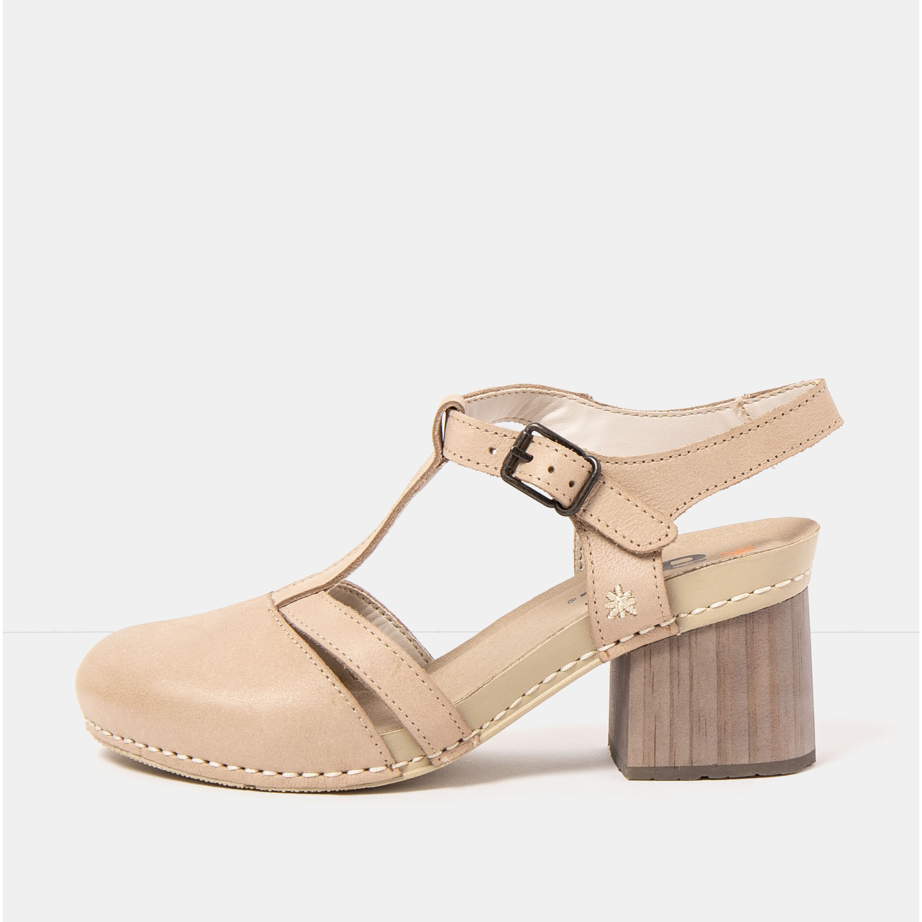 Sandalias con tacón 1874 ROMA CREAM/ I WISH color Cream