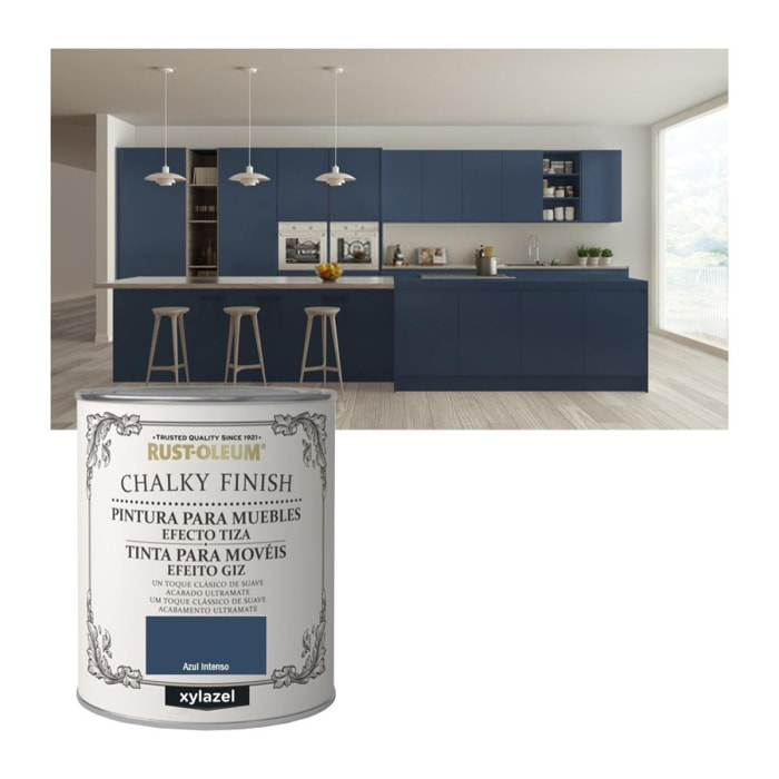 Chalky muebles 125ml azul intenso lata