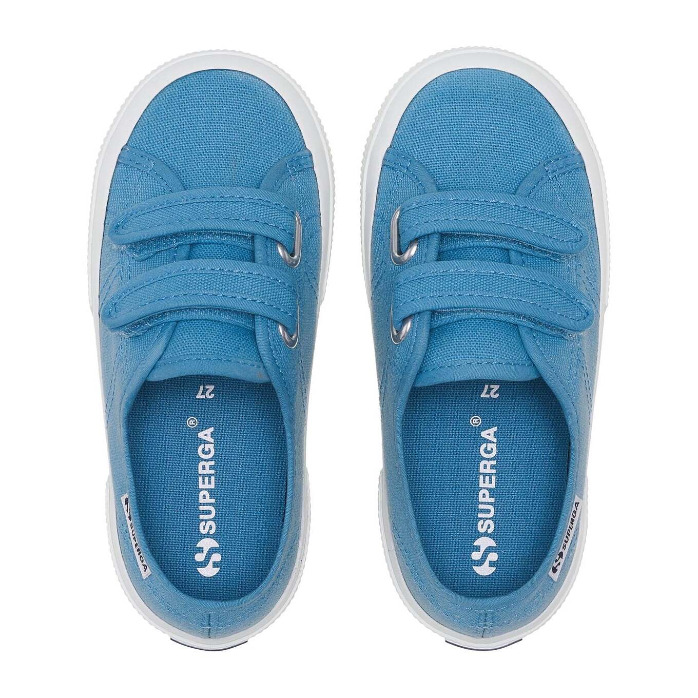 Le Superga Bambino/a Blu 3750 Leggera Kids Straps