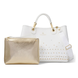 Borsa a mano  da donna In Poliestere e Poliuretano Prodotto artigianale 37x27,5x15 cm