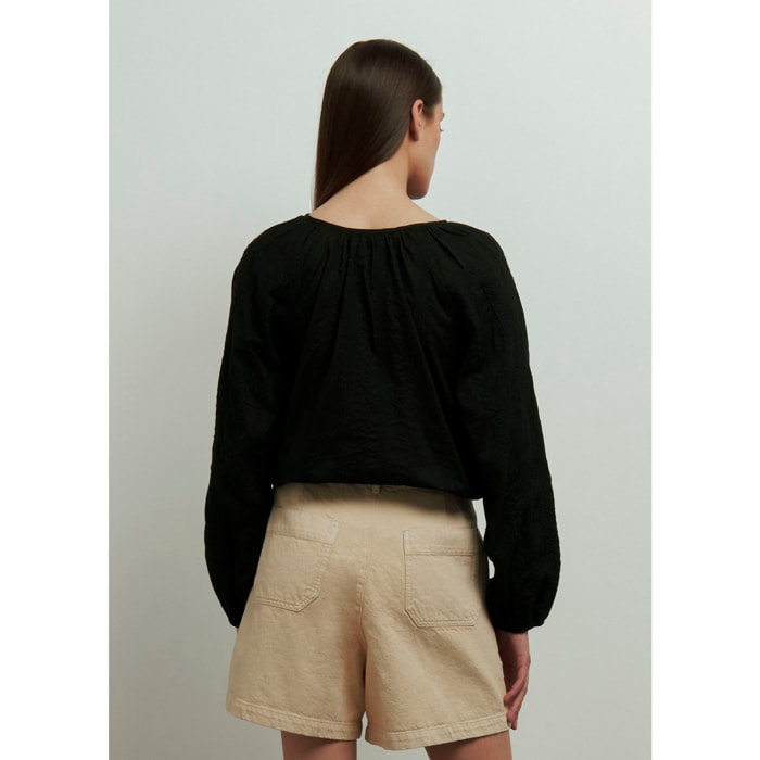 BLUSA NERO CONBIPEL