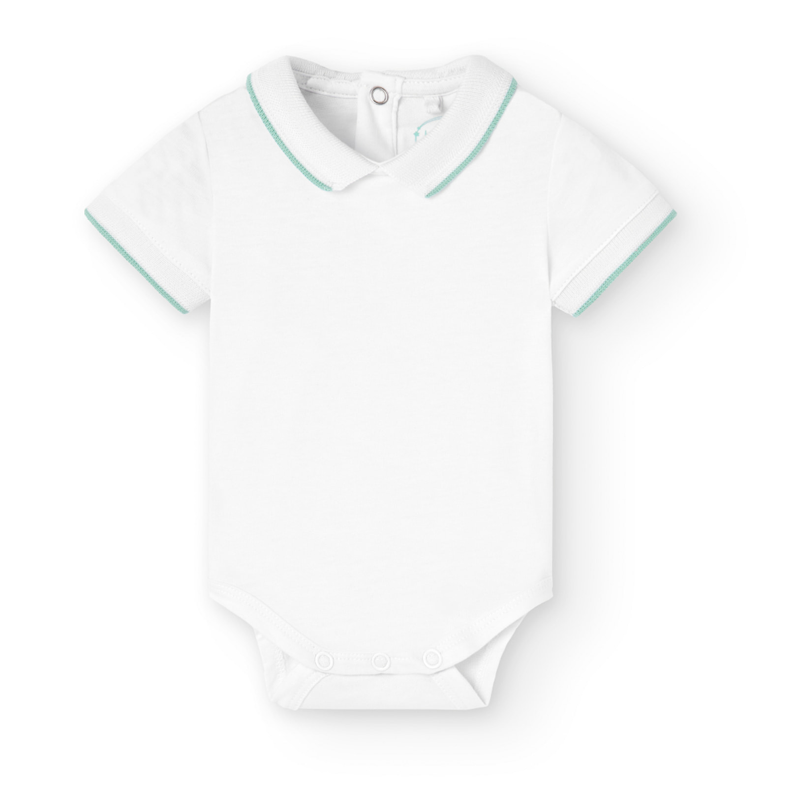 Conjunto combinado bebé niño, estampado cuadros, cuello