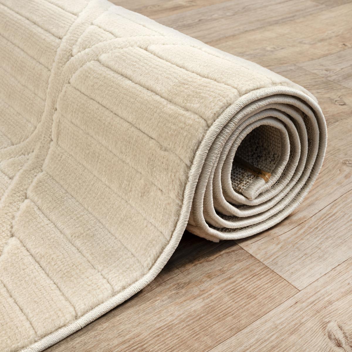 Tapis intérieur extérieur en relief ton sur ton TIHE