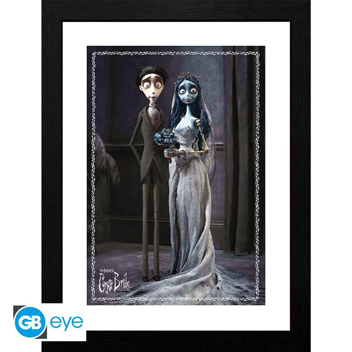 CORPSE BRIDE - Framed print "Emily & Victor" (30x40)