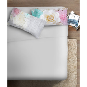 Completo letto fotografico Fine-Art IPERSAN Puro Cotone Fiori