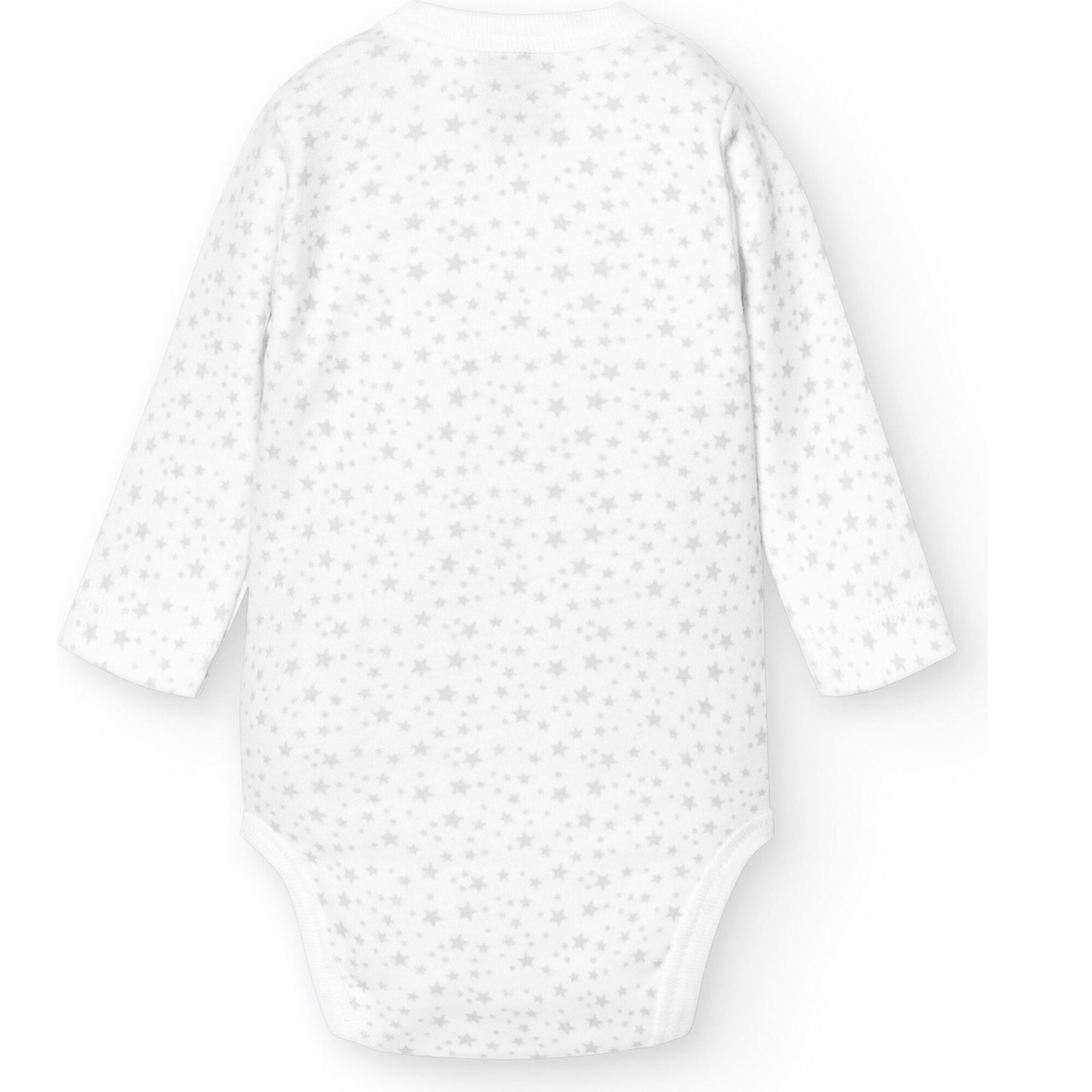 Body bebé manga larga cuello puntilla