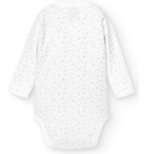 Body bebé manga larga cuello puntilla
