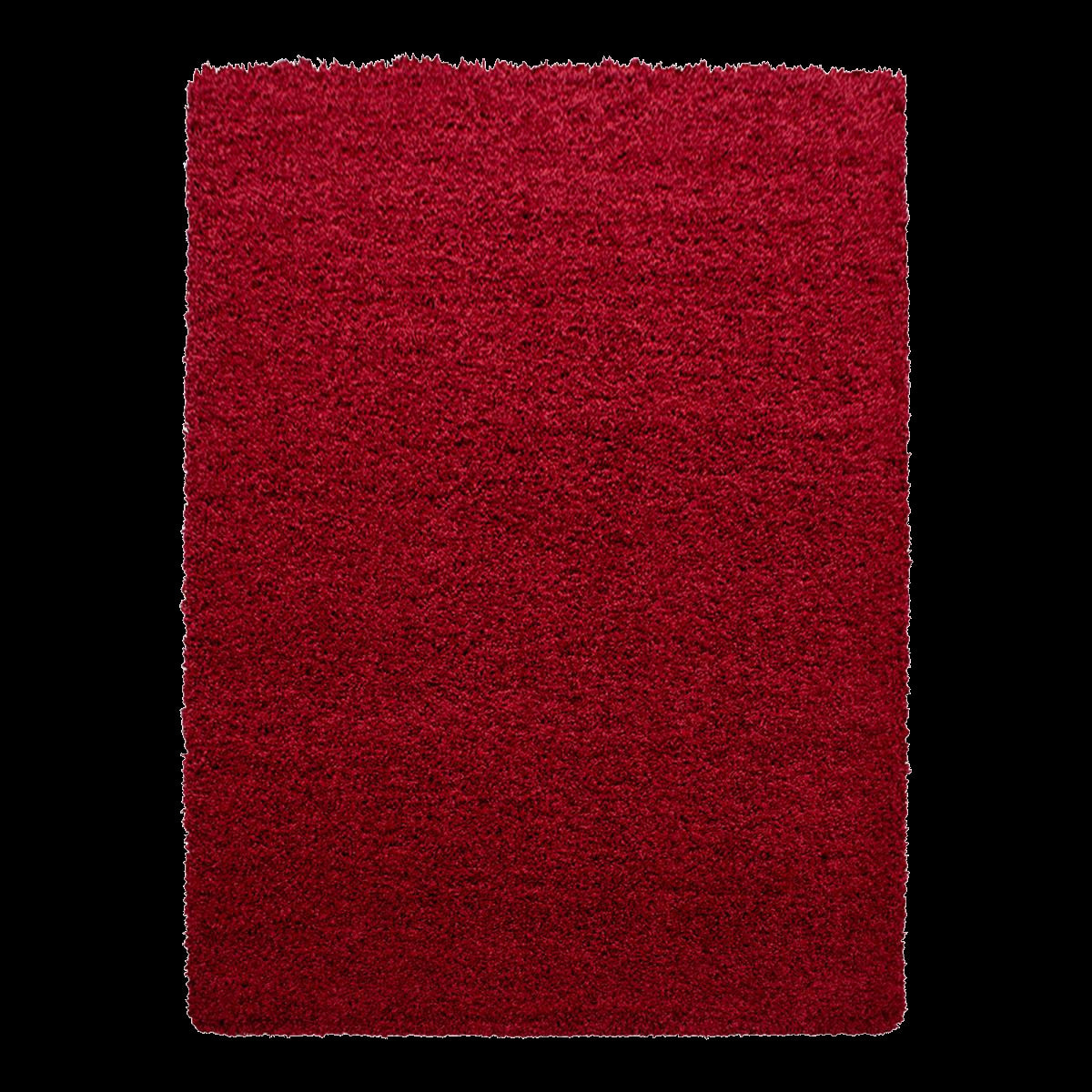 Tapis poils longs shaggy tissé motif uni GECO