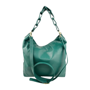 Borsa a spalla Cheval Firenze Lily Verde Petrolio