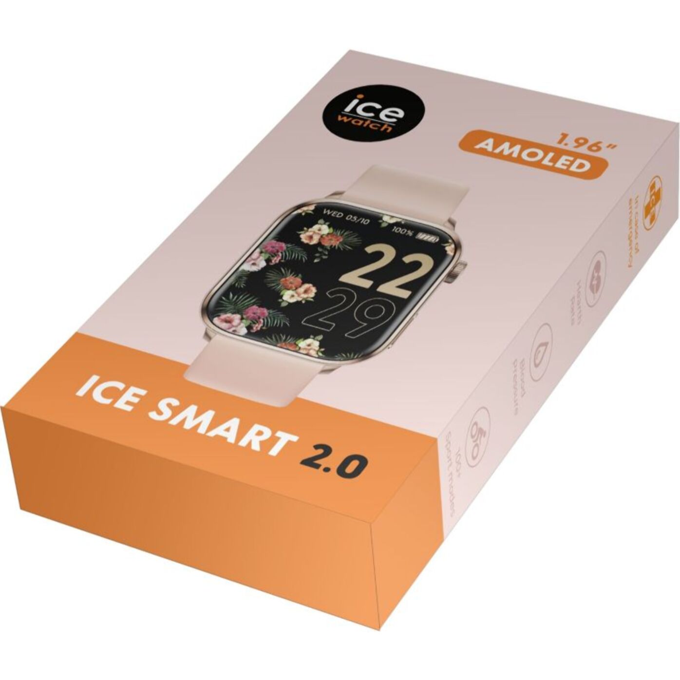 Montre connectée ICEWATCH Ice Smart 2.0 AMOLED Or/Rose