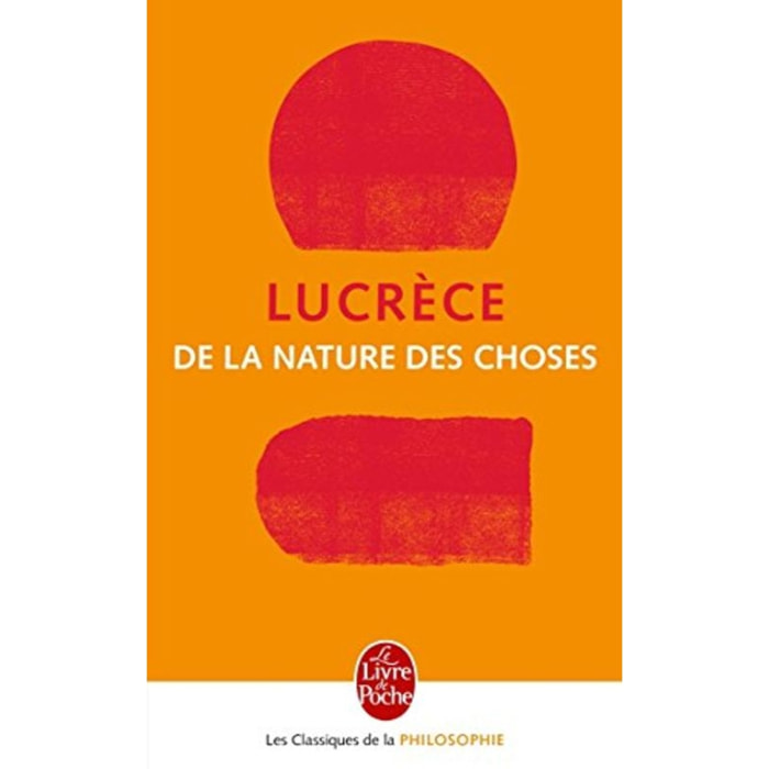 Lucrèce | De la nature des choses | Livre d'occasion