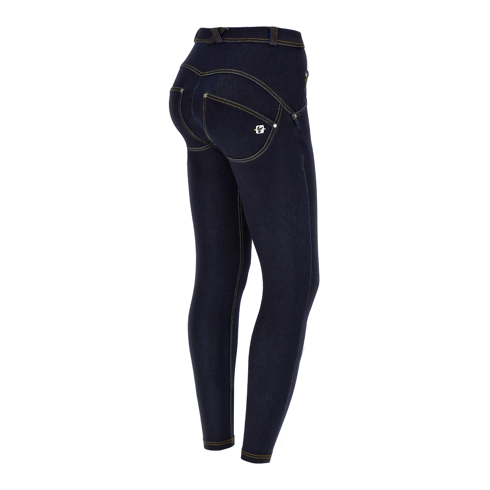 Jeans WR.UP® in denim navetta con vita alta e lunghezza 7/8