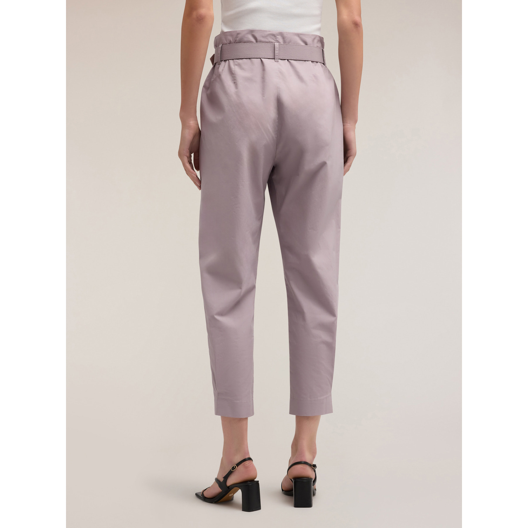 Motivi - Pantalones chinos de pierna ancha - Violeta