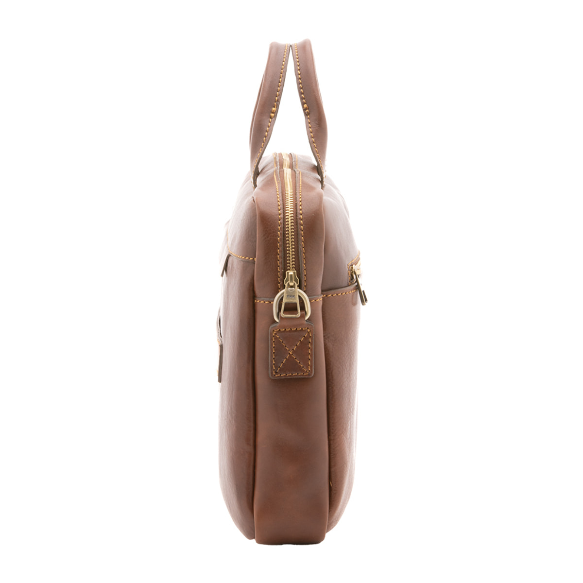 Borsa a mano  unisex In Vera pelle Made in Italy 37x27x6 cm