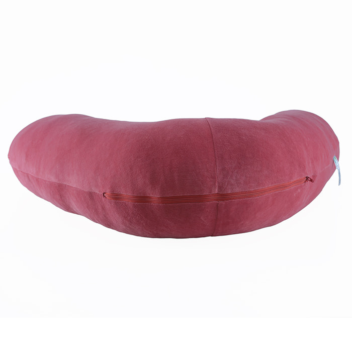 Coussin de maternité 160 cm Coton bio déhoussable-Bordeaux