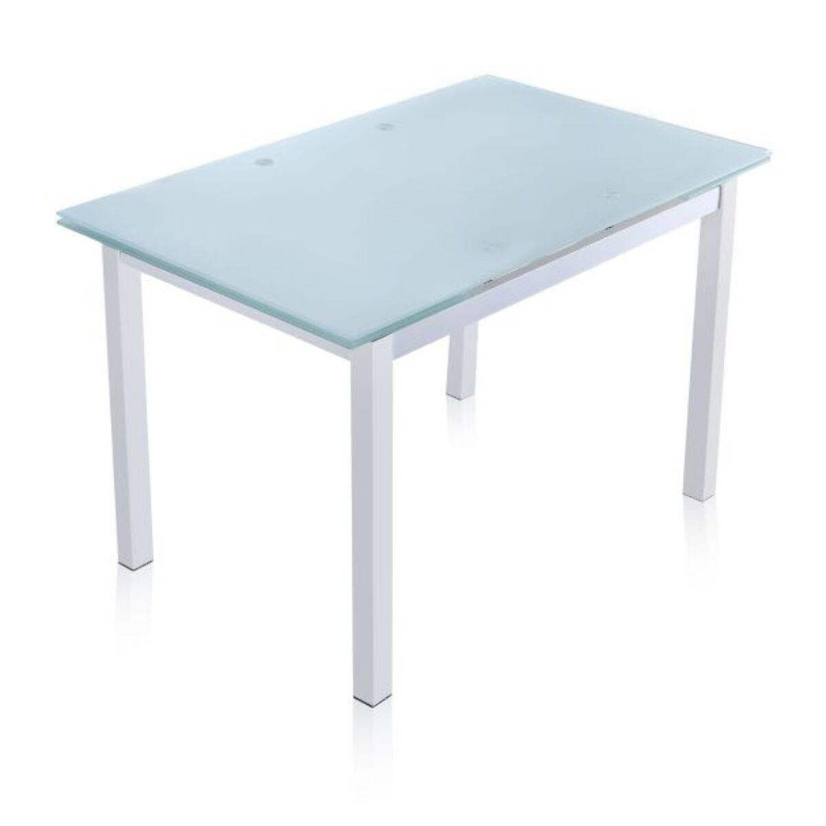 Mesa de comedor extensible Milan 110 Blanco