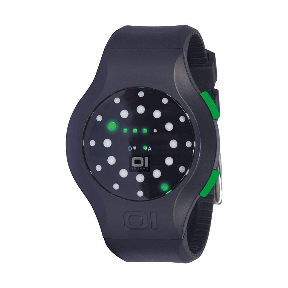 Reloj The One MK202G3 Unisex Binario Cuarzo con Correa de Caucho