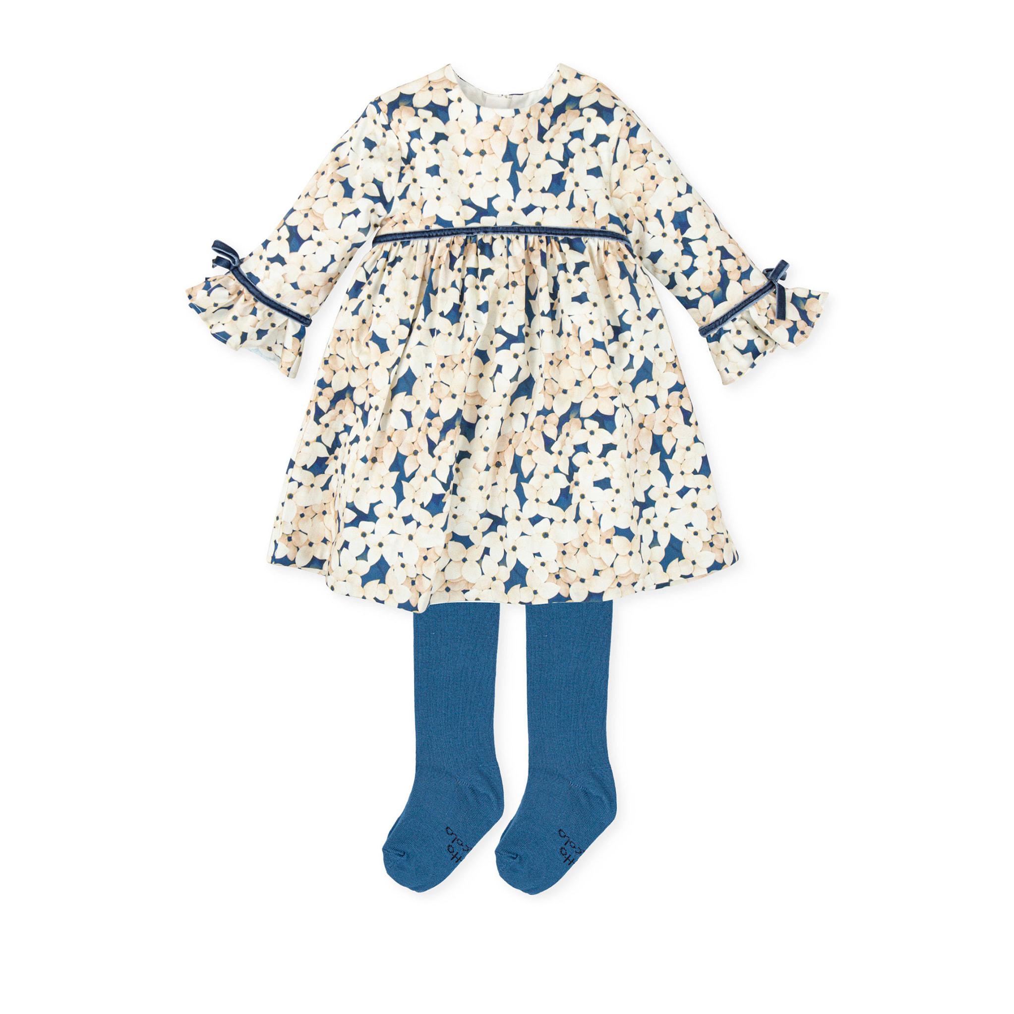 Vestido con leotardos - Blanco quÍmico