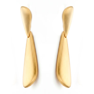 Pendientes Dehi acabado oro amarillo 18k